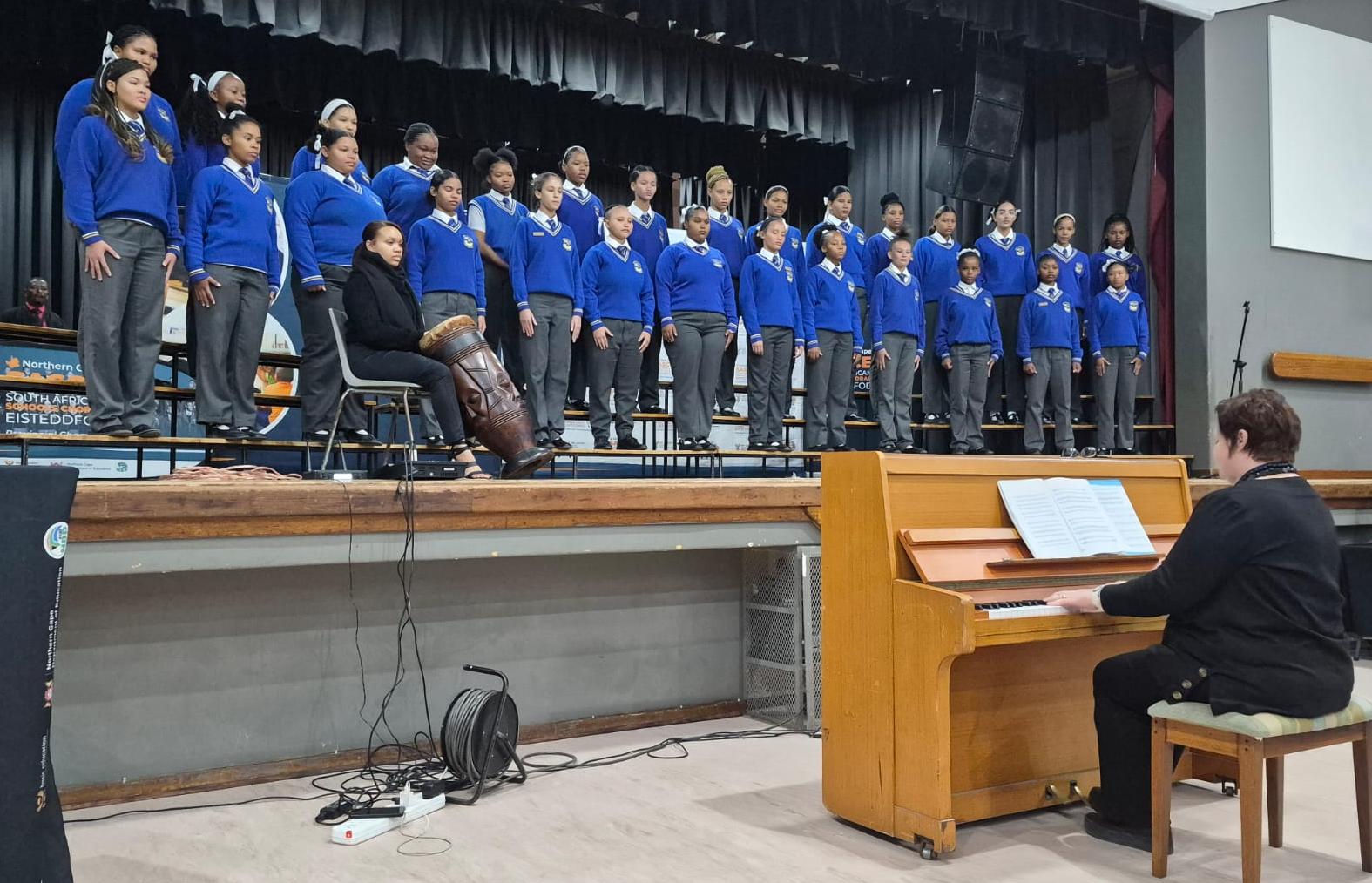 Carlton van Heerden learners performing together